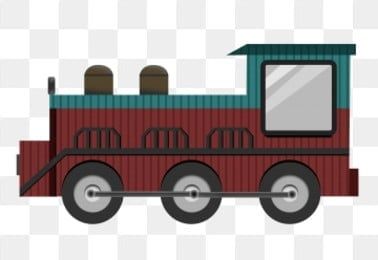 Gambar Red Cartoon Train - KibrisPDR