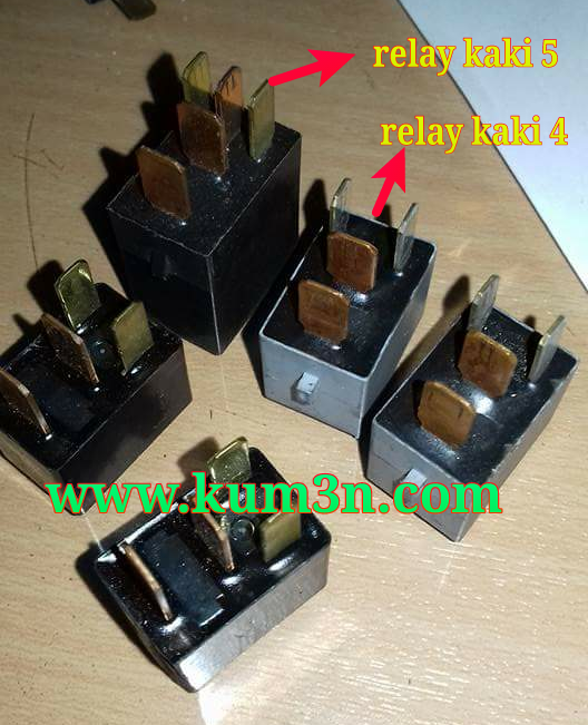 Detail Gambar Relay Kaki 5 Dan 4 Nomer 9