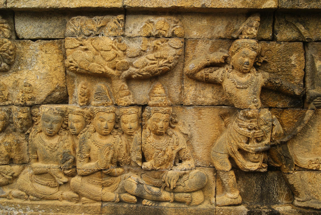 Detail Gambar Relief Borobudur Nomer 23