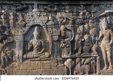 Detail Gambar Relief Borobudur Nomer 43