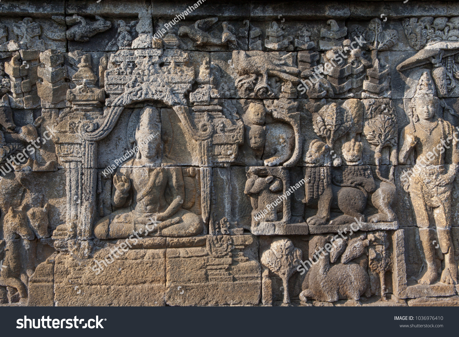 Detail Gambar Relief Candi Borobudur Nomer 16