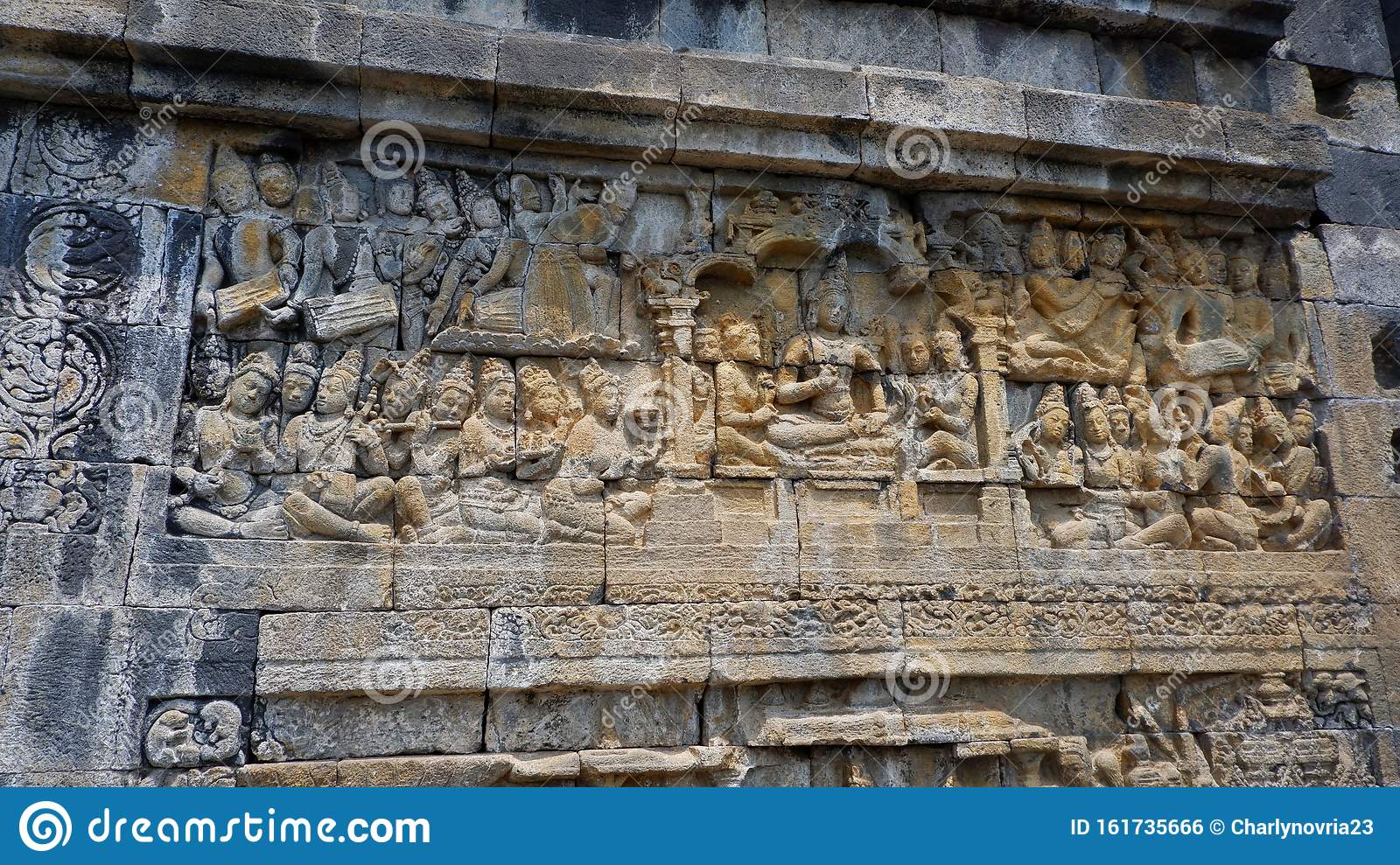 Detail Gambar Relief Candi Borobudur Nomer 43