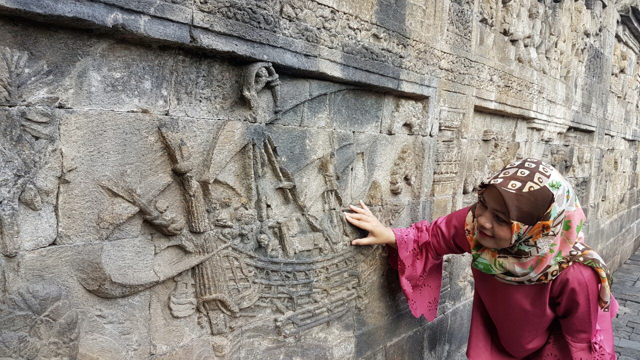 Detail Gambar Relief Candi Borobudur Nomer 50