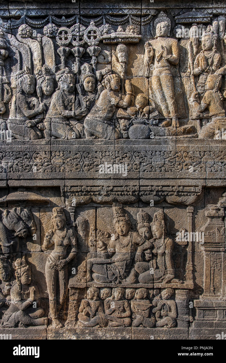 Detail Gambar Relief Candi Borobudur Nomer 7