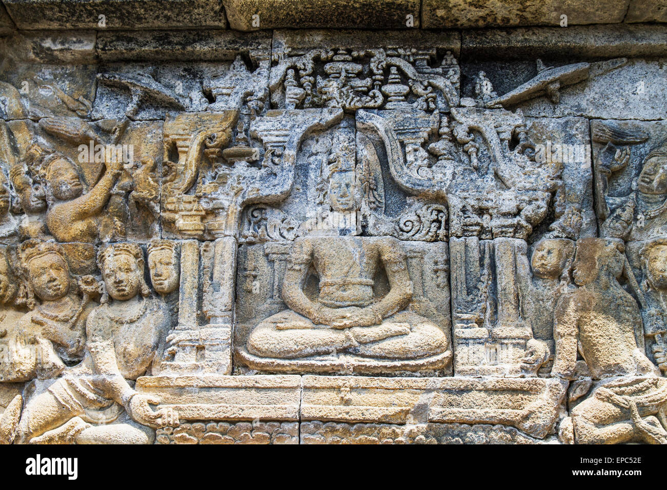 Detail Gambar Relief Candi Borobudur Nomer 9
