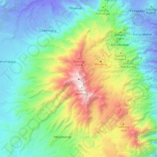 Detail Gambar Relief Gunung Nomer 48