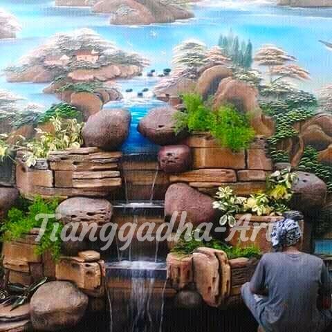 Detail Gambar Relief Tebing Air Terjun 3d Nomer 4