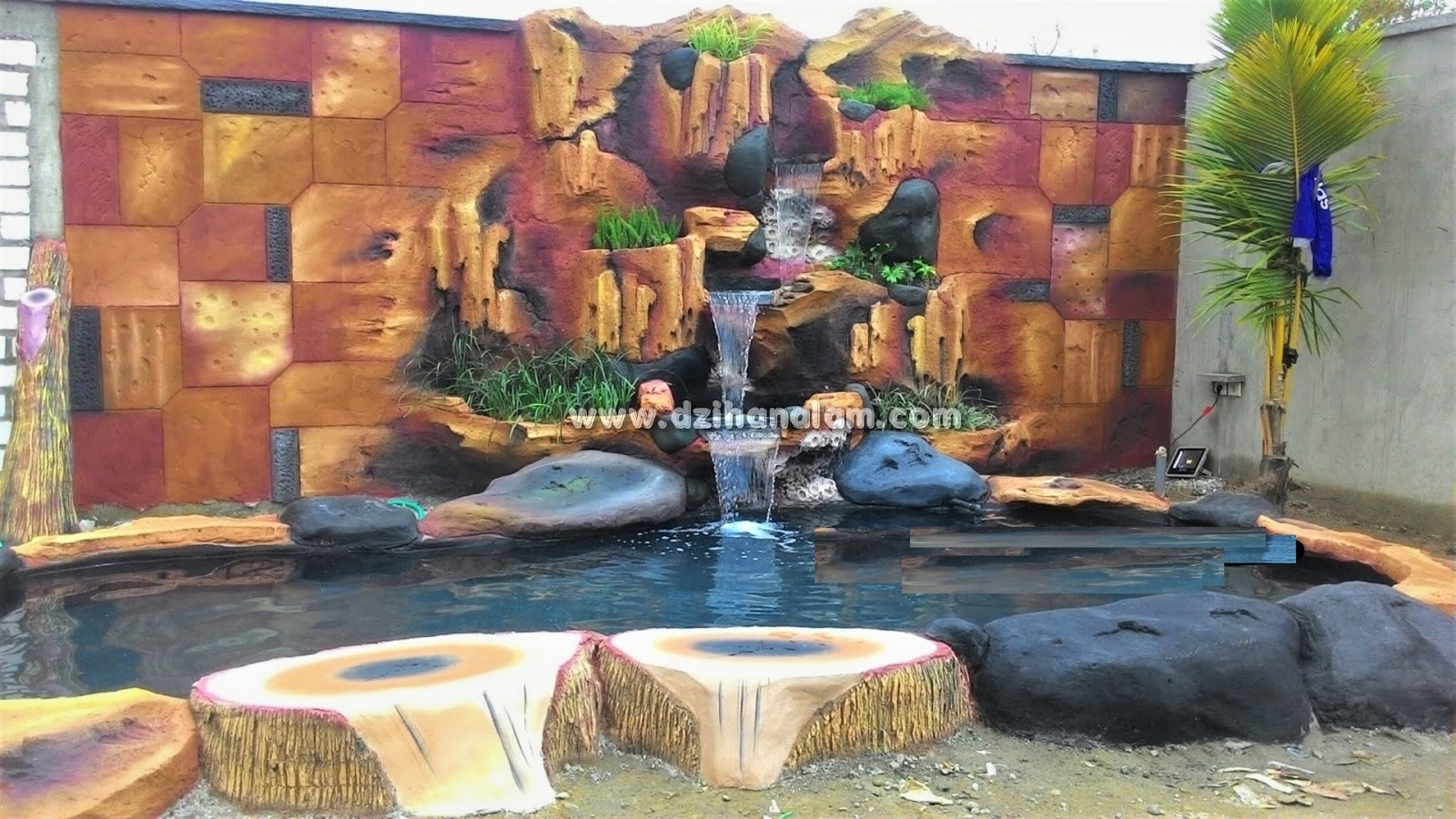 Detail Gambar Relief Tebing Air Terjun 3d Nomer 36