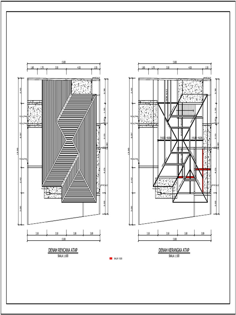 Detail Gambar Rencana Atap Nomer 10