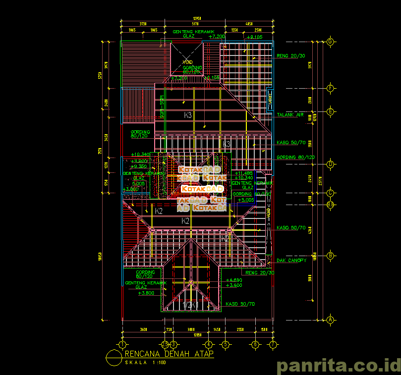 Detail Gambar Rencana Atap Nomer 16