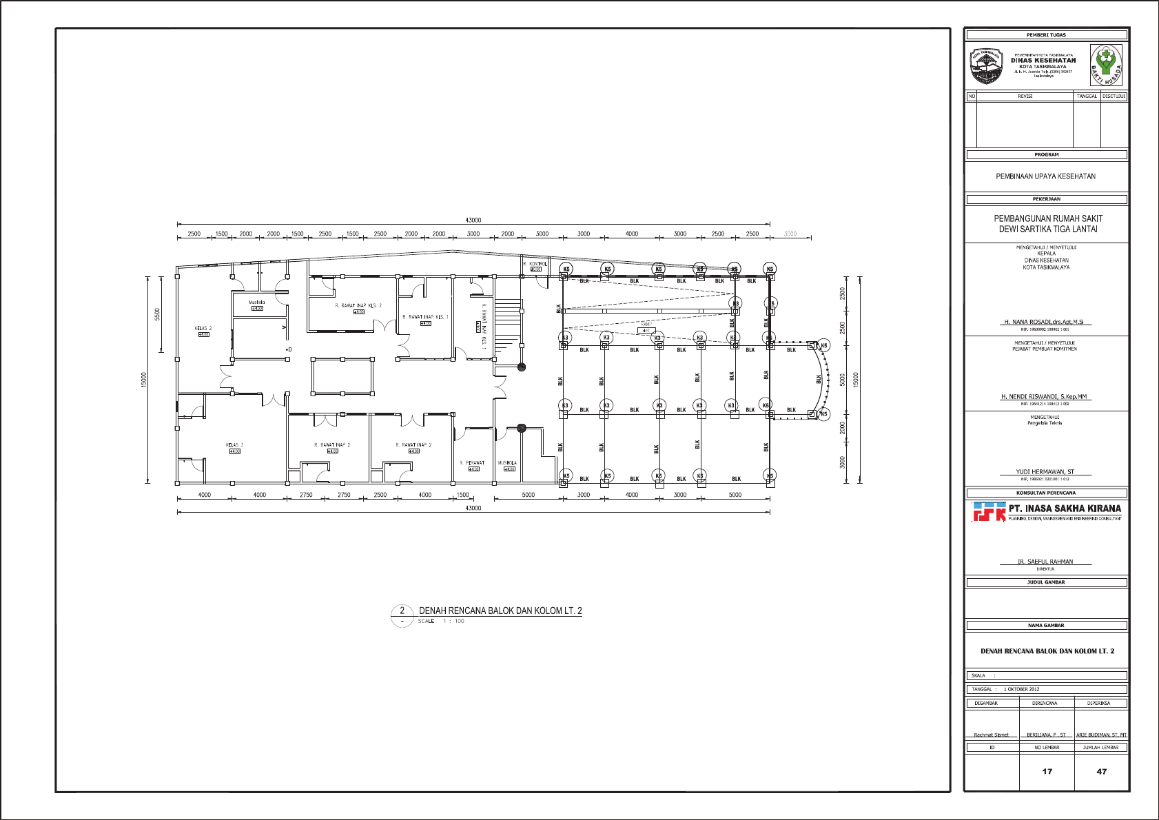 Detail Gambar Rencana Balok Latai Nomer 18