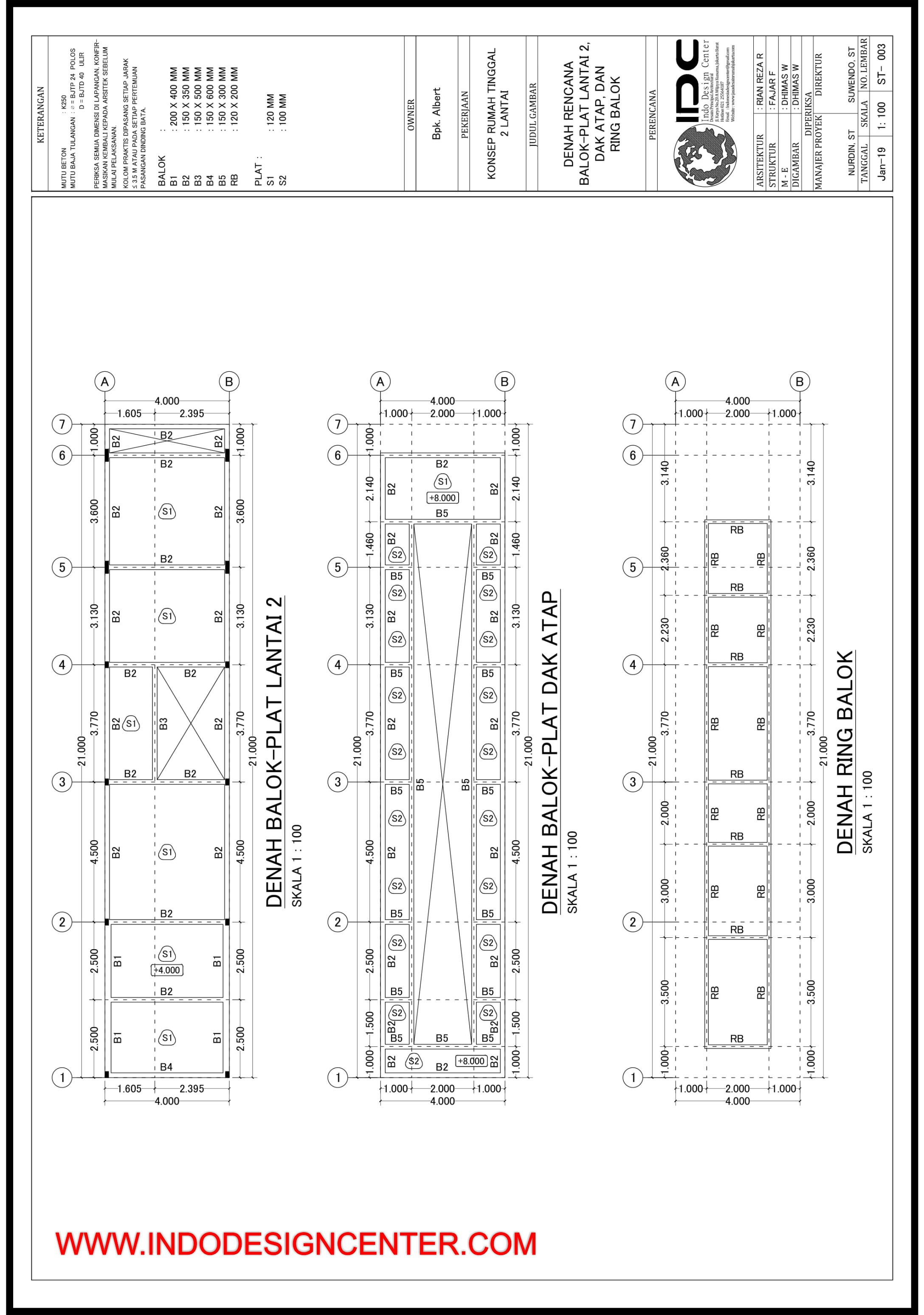 Detail Gambar Rencana Balok Latai Nomer 4