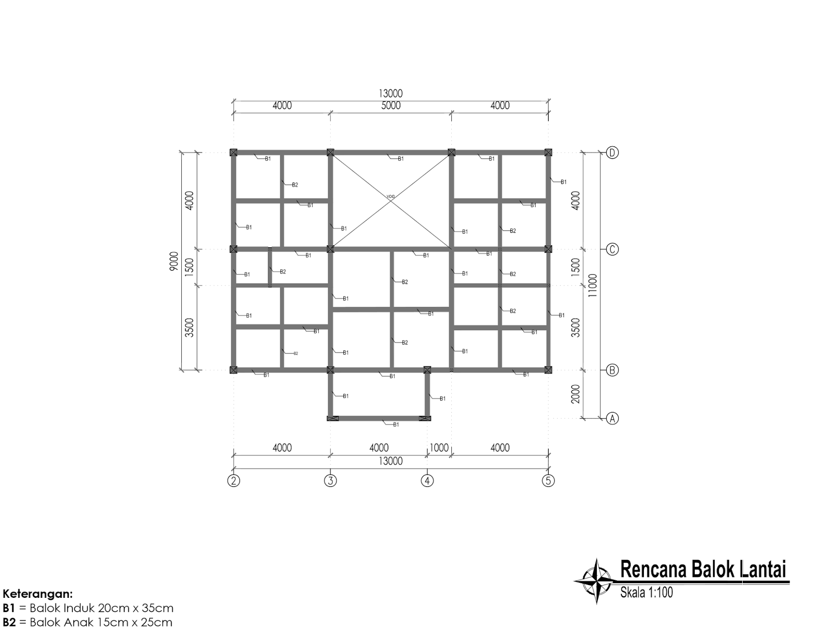 Detail Gambar Rencana Balok Latai Nomer 5