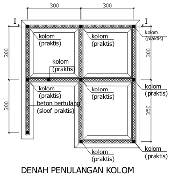 Detail Gambar Rencana Balok Latei Nomer 13