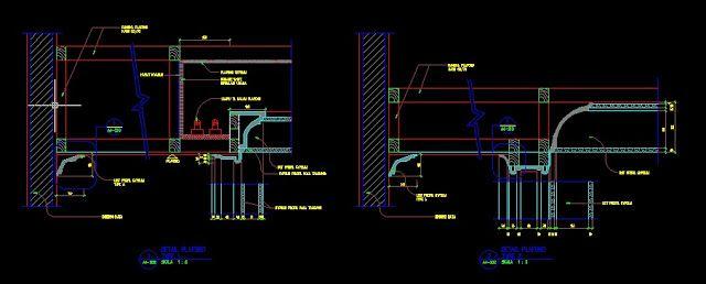 Detail Gambar Rencana Balok Plafond Dwg Nomer 2