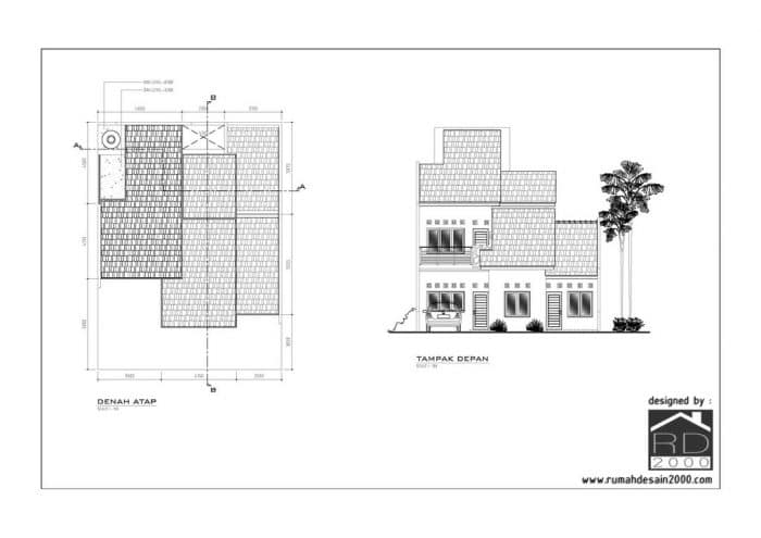 Detail Gambar Rencana Kap Rumah Nomer 36