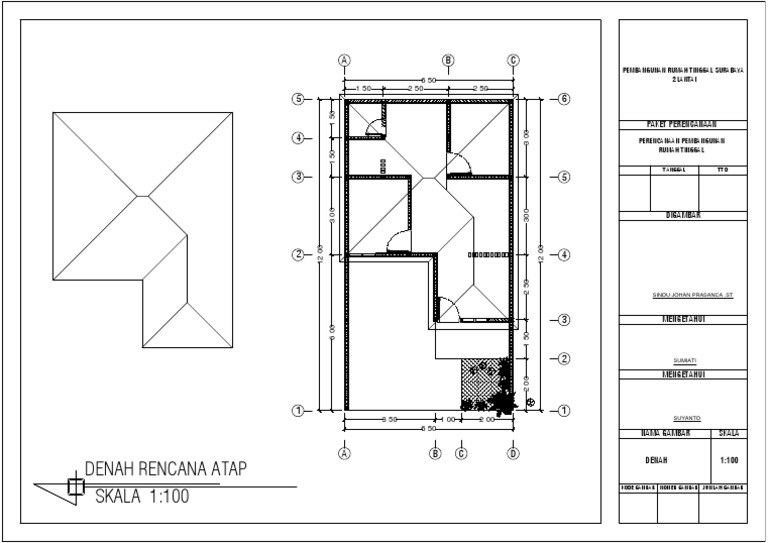 Detail Gambar Rencana Kap Rumah Nomer 50