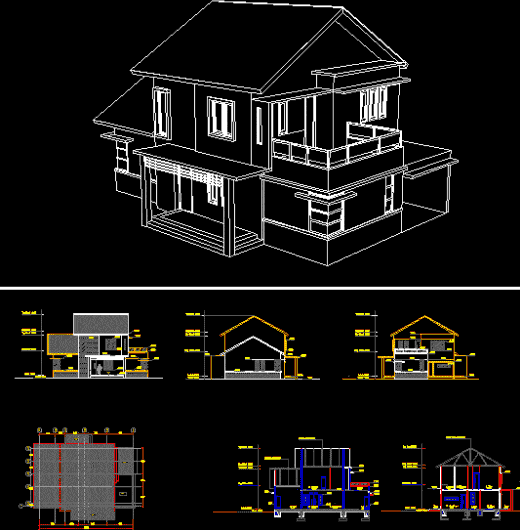 Detail Gambar Rencana Kolom Dan Balok Dwg Nomer 33