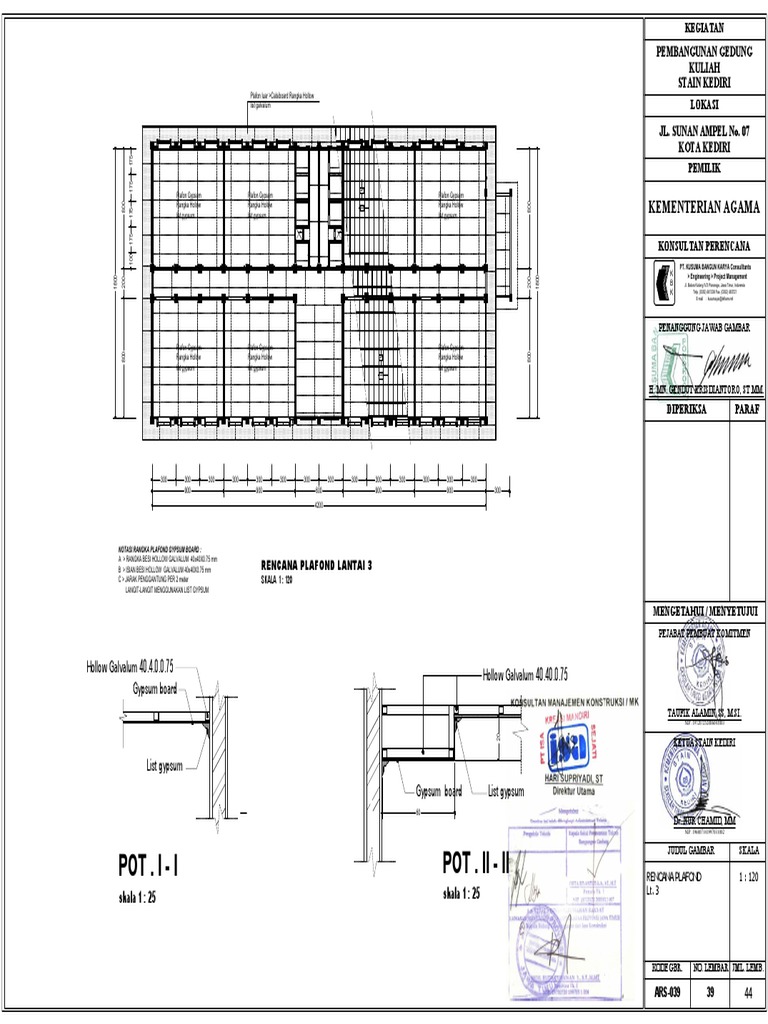 Detail Gambar Rencana Plafon Nomer 2