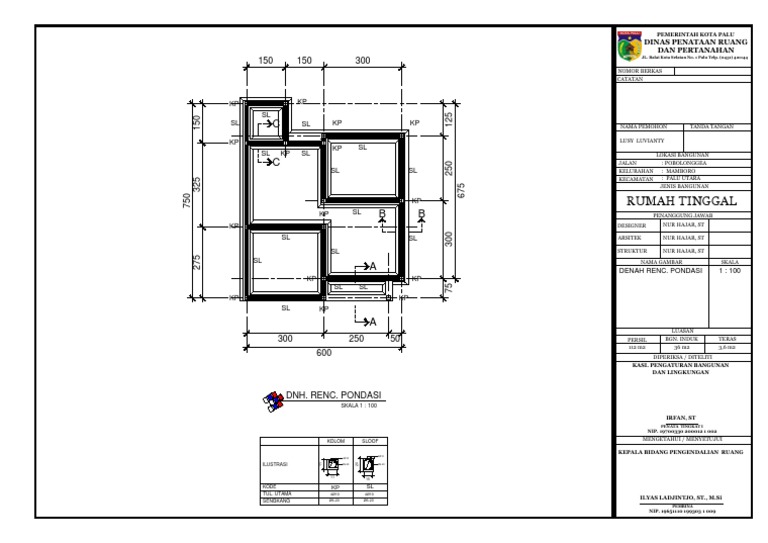 Detail Gambar Rencana Pondasi Nomer 48
