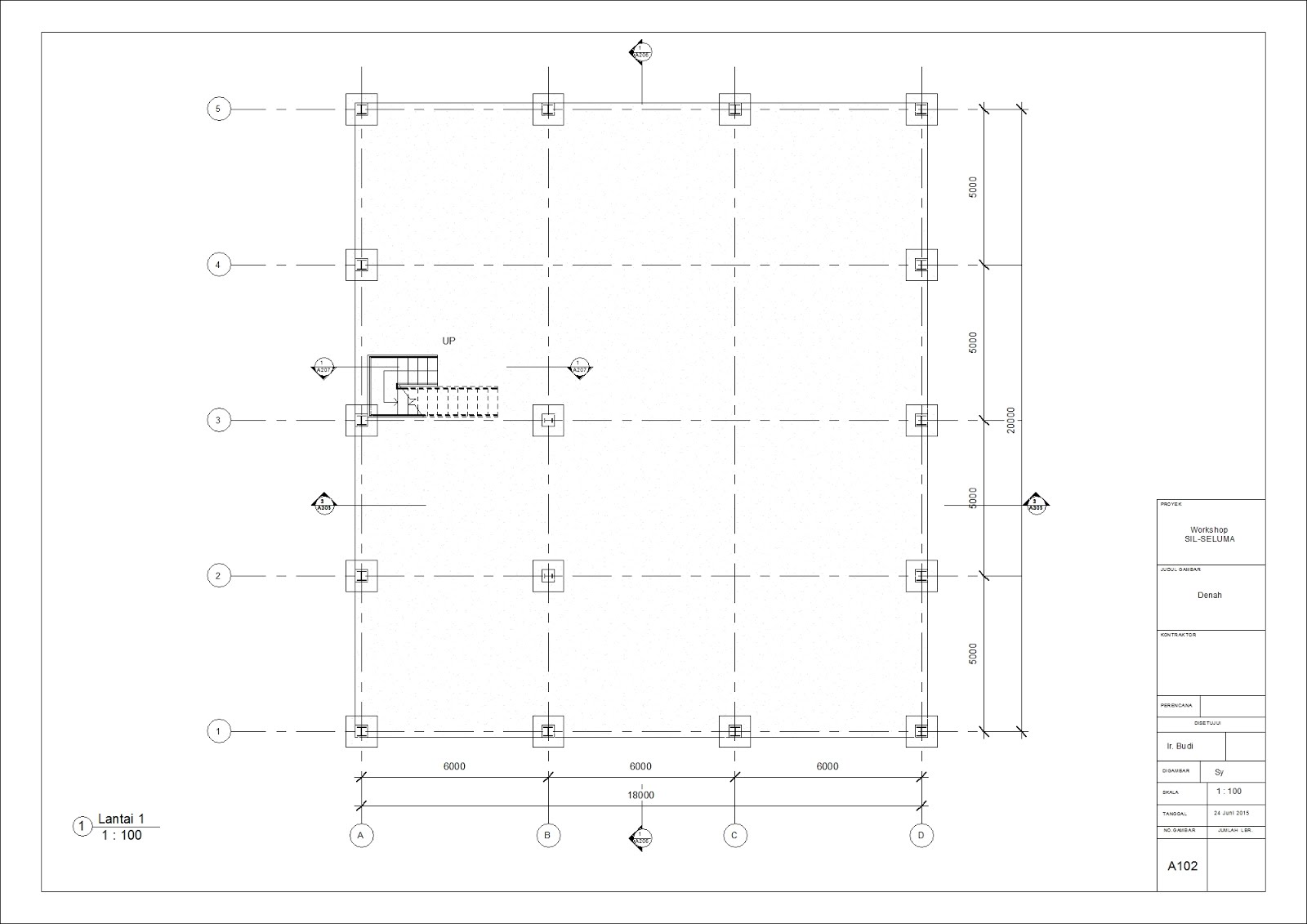 Detail Gambar Rencana Pondasi Gudang Baja Wf Nomer 2