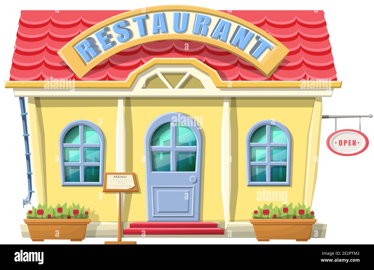 Detail Gambar Restaurant Kartun Nomer 2