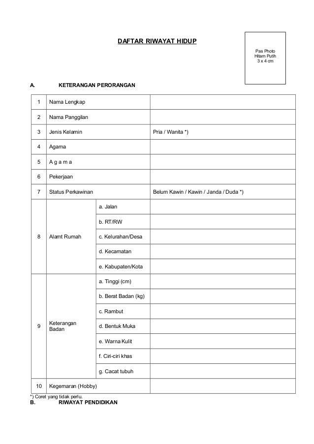 Detail Gambar Riwayat Pendidikan Nomer 52