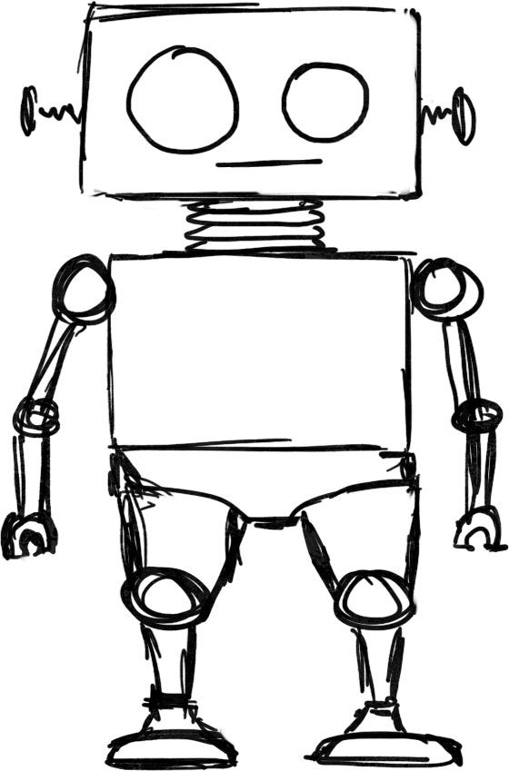 Detail Gambar Robot Simple Nomer 15