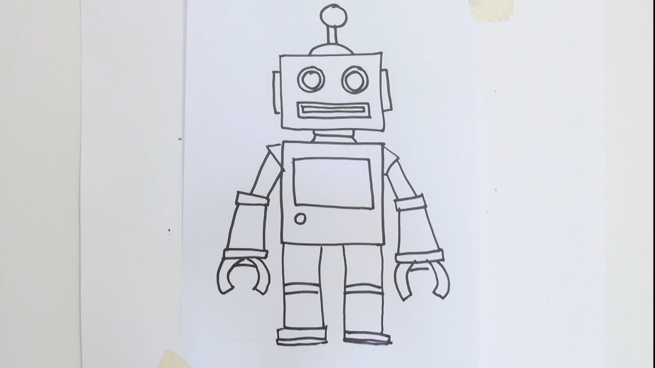Detail Gambar Robot Simple Nomer 25
