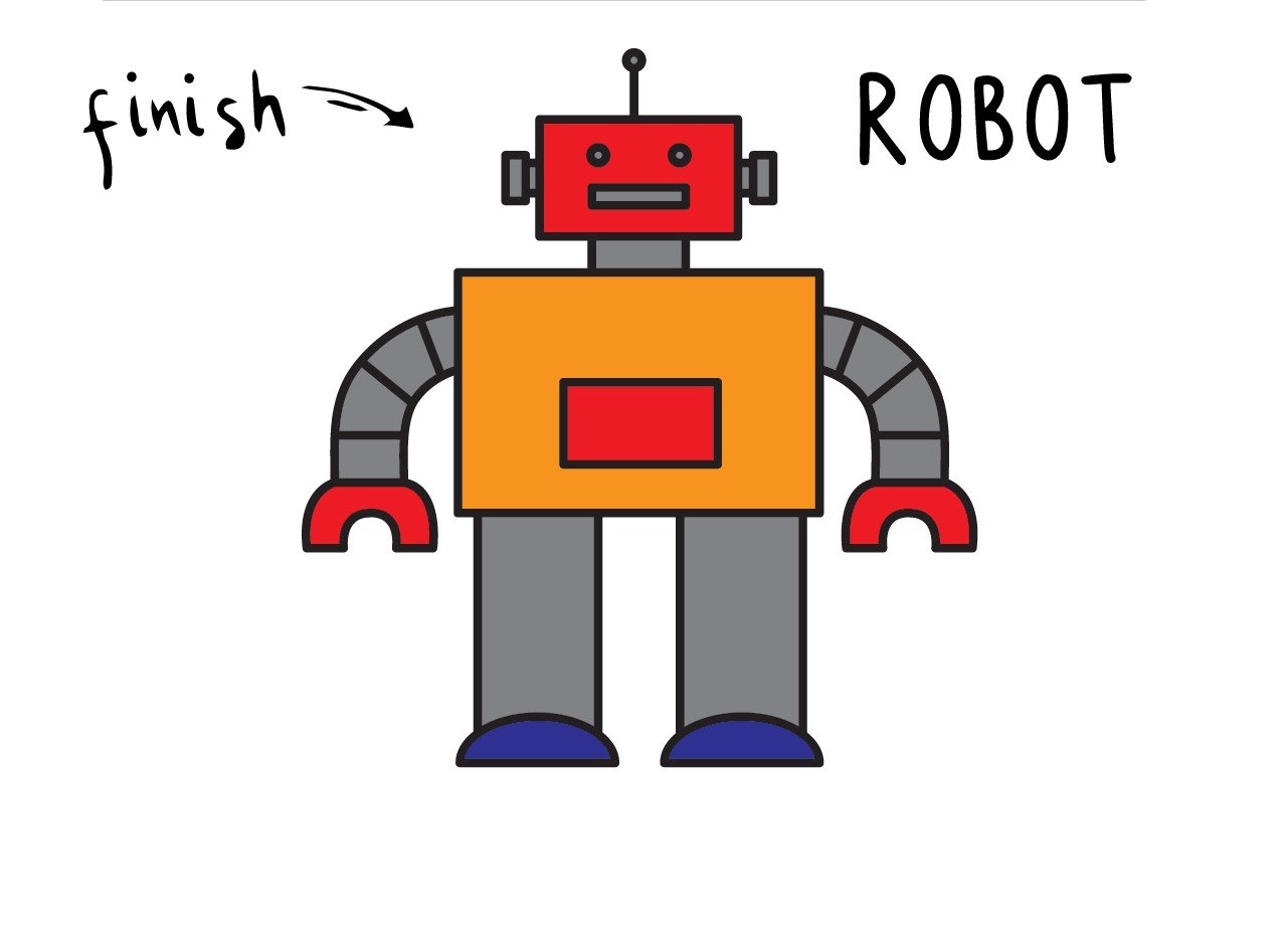 Detail Gambar Robot Simple Nomer 40