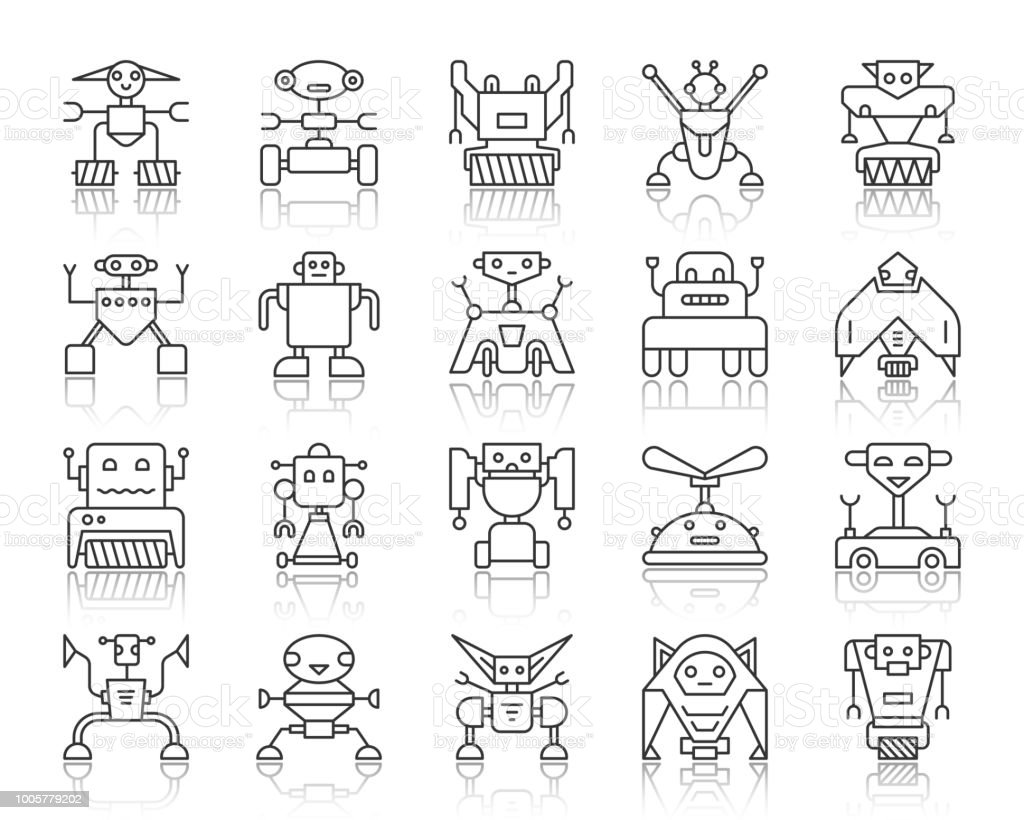 Detail Gambar Robot Simple Nomer 44