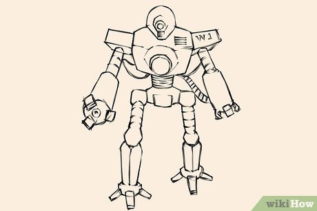 Detail Gambar Robot Sketsa Nomer 18