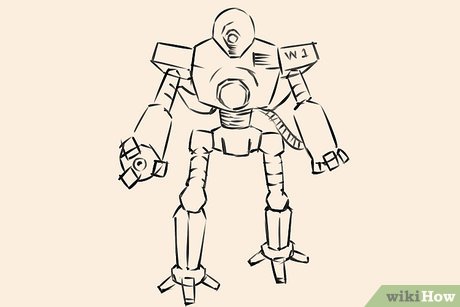 Detail Gambar Robot Sketsa Nomer 46