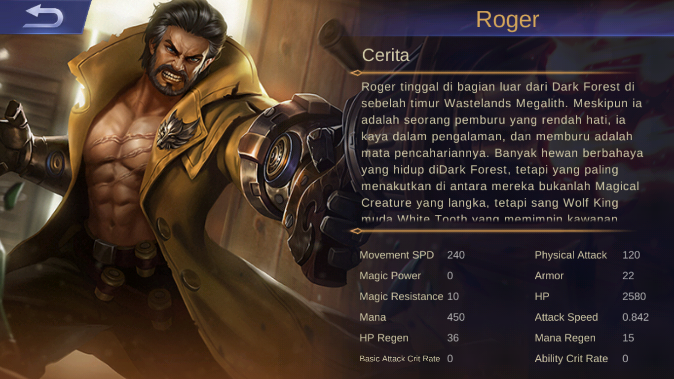 Detail Gambar Roger Versi Pas Jadi Serigala Mobile Legend Nomer 32