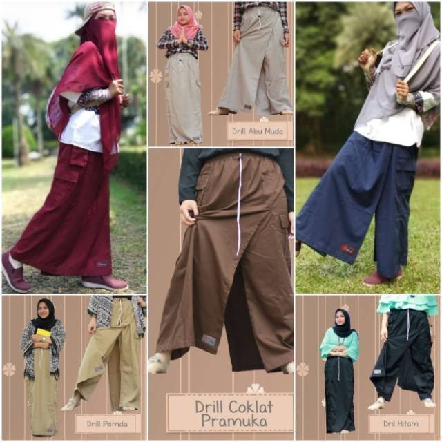 Detail Gambar Rok Celana Muslimah Nomer 3