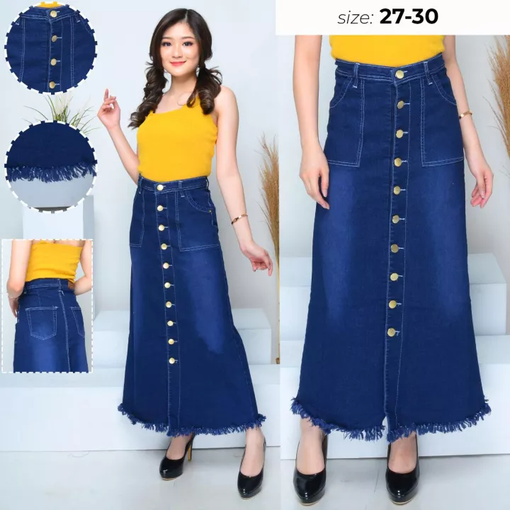 Detail Gambar Rok Levis Panjang Terbaru Nomer 15