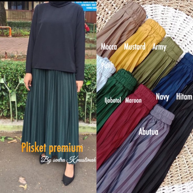 Detail Gambar Rok Plisket Premium Nomer 4