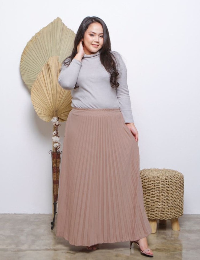 Detail Gambar Rok Plisket Warna Mocca Nomer 34