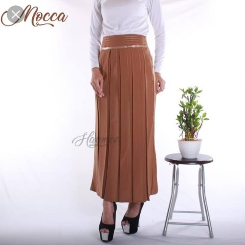 Detail Gambar Rok Plisket Warna Mocca Nomer 40