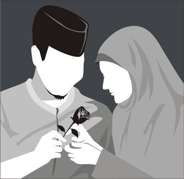 Detail Gambar Romantis Islami Suami Istri Nomer 15