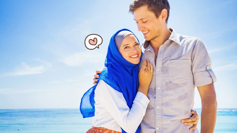 Detail Gambar Romantis Islami Suami Istri Nomer 43
