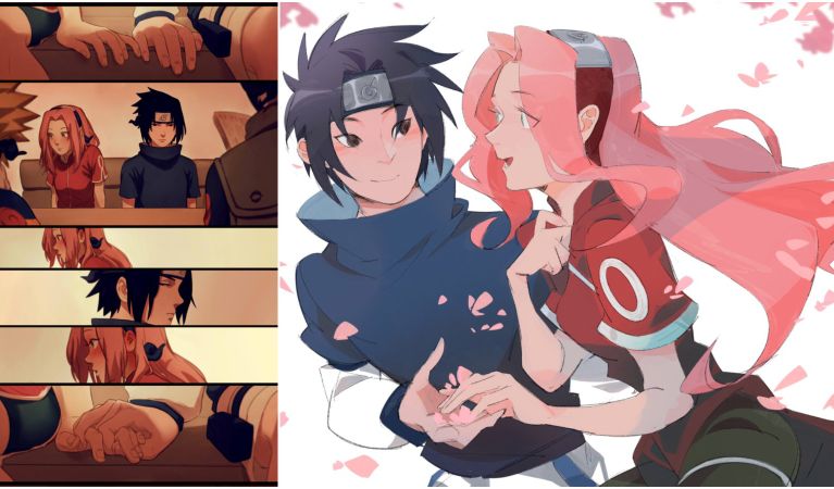 Detail Gambar Romantis Sasuke Dan Sakura Nomer 34