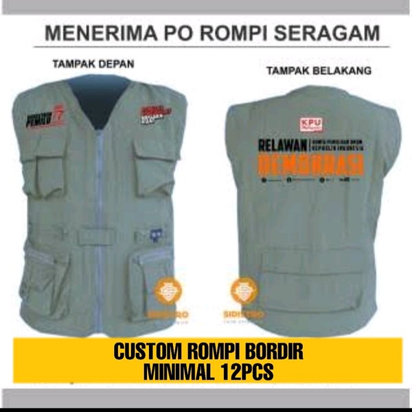 Detail Gambar Rompi Depan Belakang Nomer 13