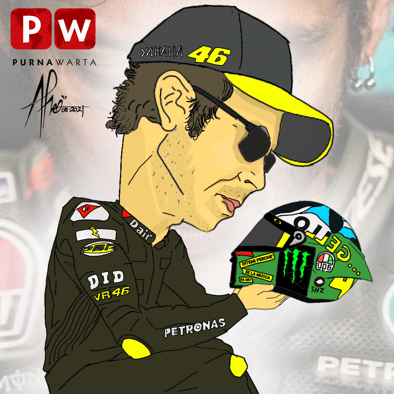 Detail Gambar Rossi Karikatur Nomer 25