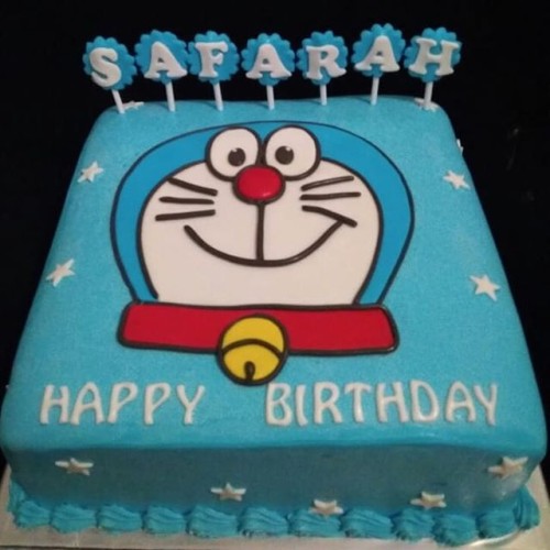 Detail Gambar Roti Ulang Tahun Doraemon Nomer 23