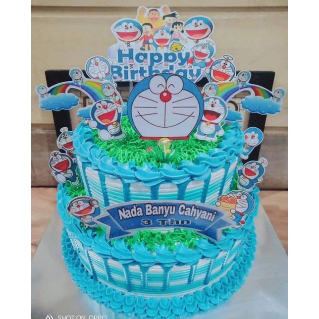 Detail Gambar Roti Ulang Tahun Doraemon Nomer 54