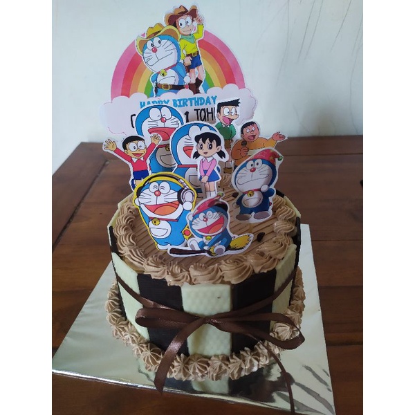 Detail Gambar Roti Ulang Tahun Doraemon Nomer 55