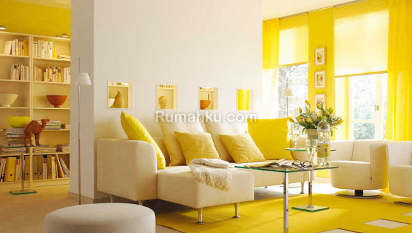 Detail Gambar Ruang Tamu Minimalis Warna Kuning Nomer 4