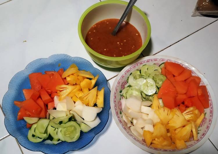 Detail Gambar Rujak Manis Buah Nomer 15