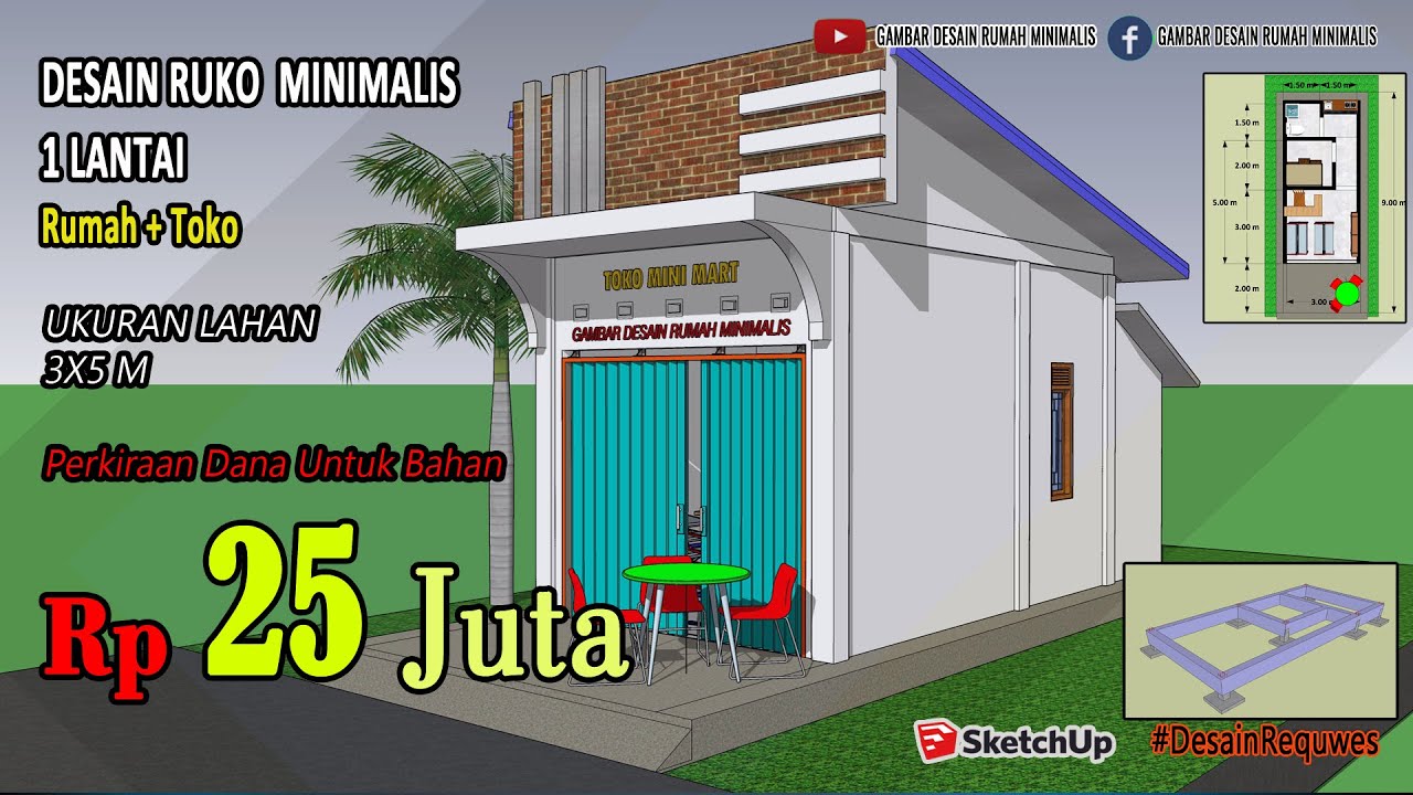 Detail Gambar Ruko 1 Lantai Nomer 9